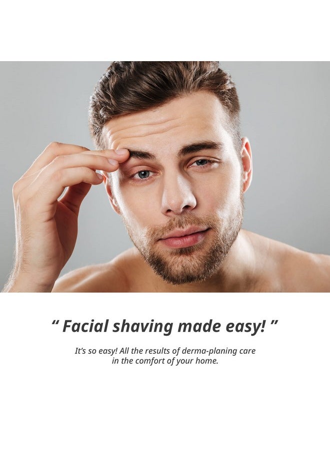DORCO - Line-Up Razor For Men - Ultimate Grooming Tool For Mustache & Beard (2 Pack) - Image 1