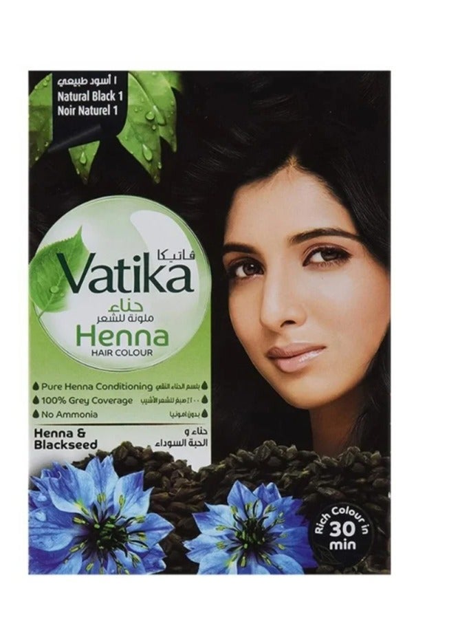 Vatika Natural Black Henna for White Hair, Ammonia-Free - Image 2