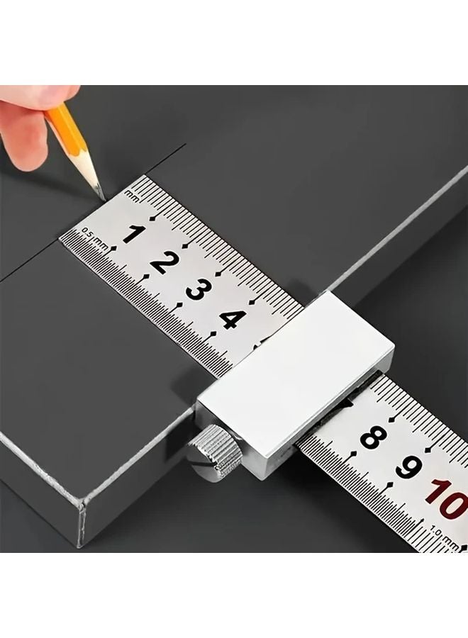 3pcs Aluminum Precision Positioning Rulers 15 7 Inch Stainless Steel Measuring Tools - Image 4