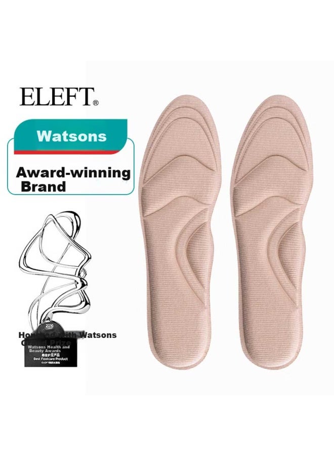 Eleft Watsons Award-winning Brand Eleft High Heel Shoe Companion 2nd Generation Pain Relief Insoles, Beige, Trim-to-fit, Sizes 35-40 - Image 1