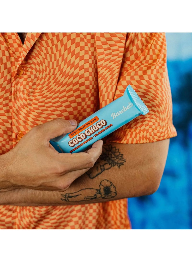 بيربيلز بار بروتين باربيلز ٥٥ غ بنكهة جوز الهند والشوكولاتة، عبوة من ١٢ قطعة - Image 3