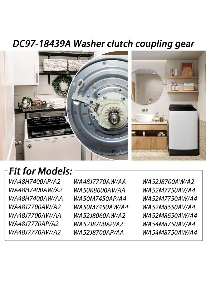 XTPTFABS 1Pcs Washer Clutch Gear Coupling Compatible With Samsung Dc97-18439A - Image 2
