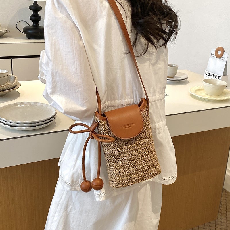 Korean Design Polka Dot Bucket Bag Crossbody - Image 2