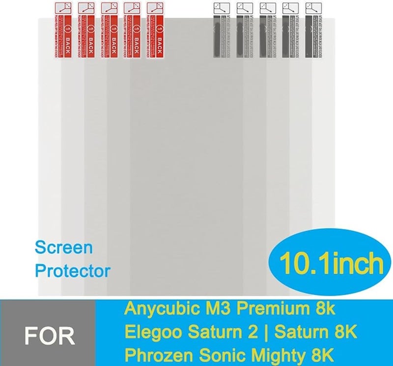 10.1 بوصة واقي شاشة طابعة ثلاثية الأبعاد فيلم عالي الوضوح واضح مضاد للخدش - Image 4