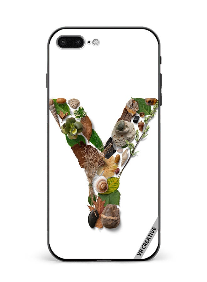 VR CREATIVE Protective Case Cover For Apple iPhone 7 Plus/8 Plus Alphabet Y Design Multicolour - Image 1