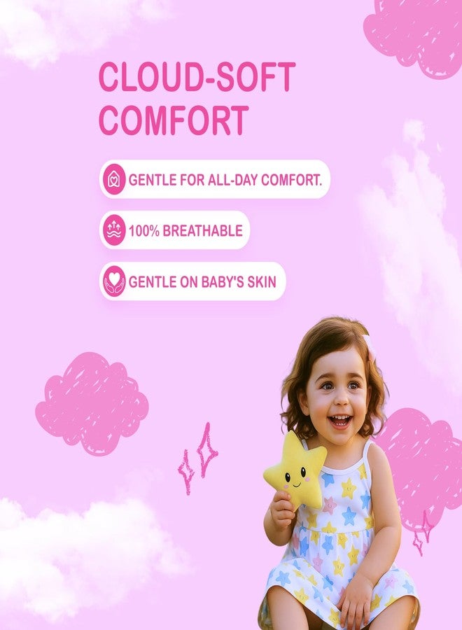 معرف com لهذا التطبيق هو فستان بدون أكمام من القطن العضوي 100% من كيدبيا® لحديثي الولادة | فستان موسلين كاجوال للأطفال الرضع - بنقشة النجوم والفراشات والحوت (9-12 شهرًا) - Image 5