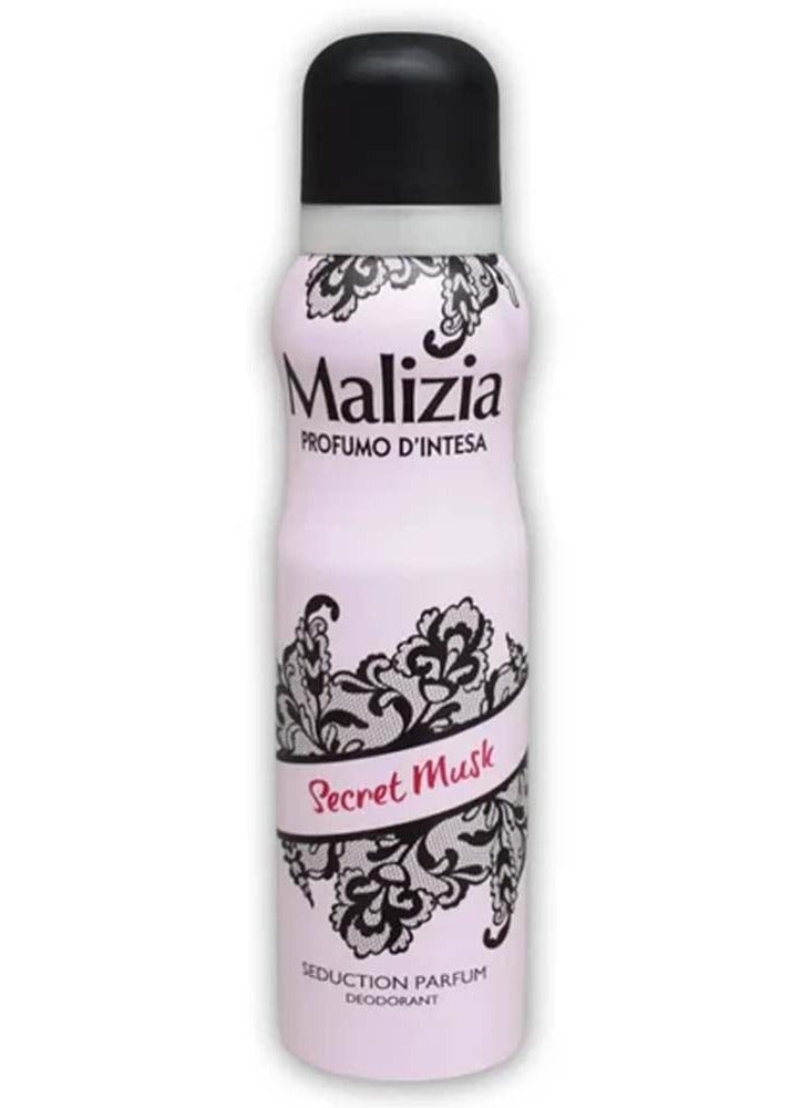 Malizia Profuma D'Intesa Secret Musk deodorant,150ml
