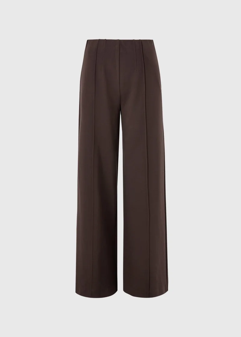 ماتلان Brown Ponte Palazzo Co Ord Trousers