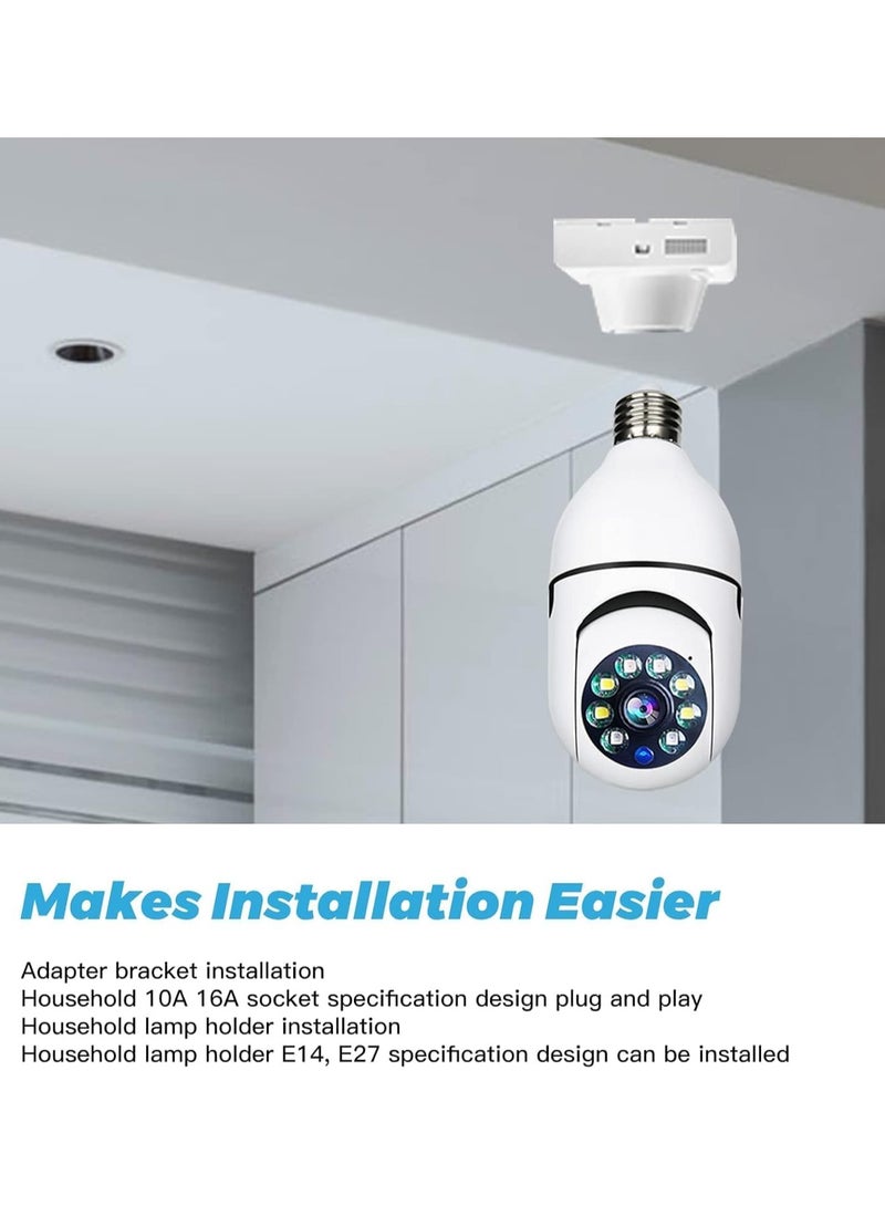 ELTRAZONE Wireless Security Camera Indoor, 360° Panoramic Camera, Full HD 1080P Home Camera, 5GHz WiFi Camera, Dome Surveillance Cameras for Home, Baby, Pet Monitor - Image 5