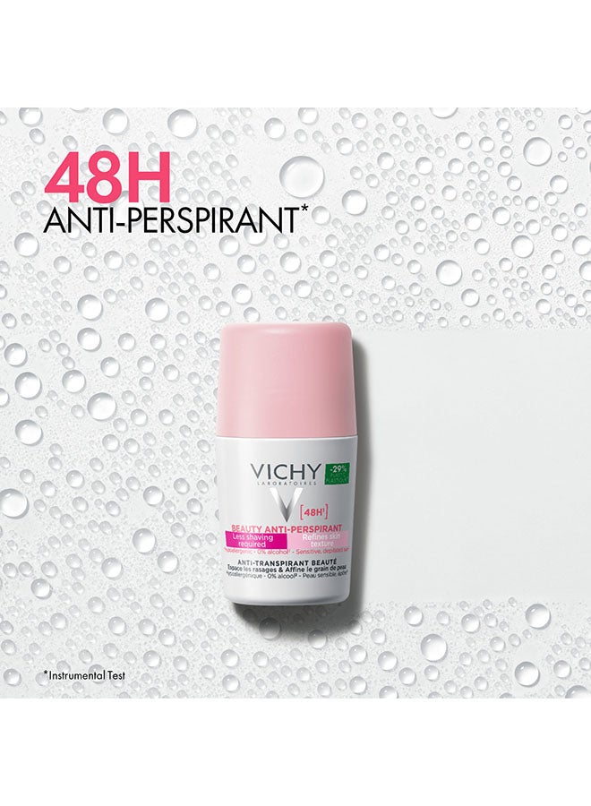 فيشي 48 Hours Anti Perspirant Beauty Deodorant for Women 50ml Value Pack -50% Off On The Second Piece yellow 50ml - Image 4