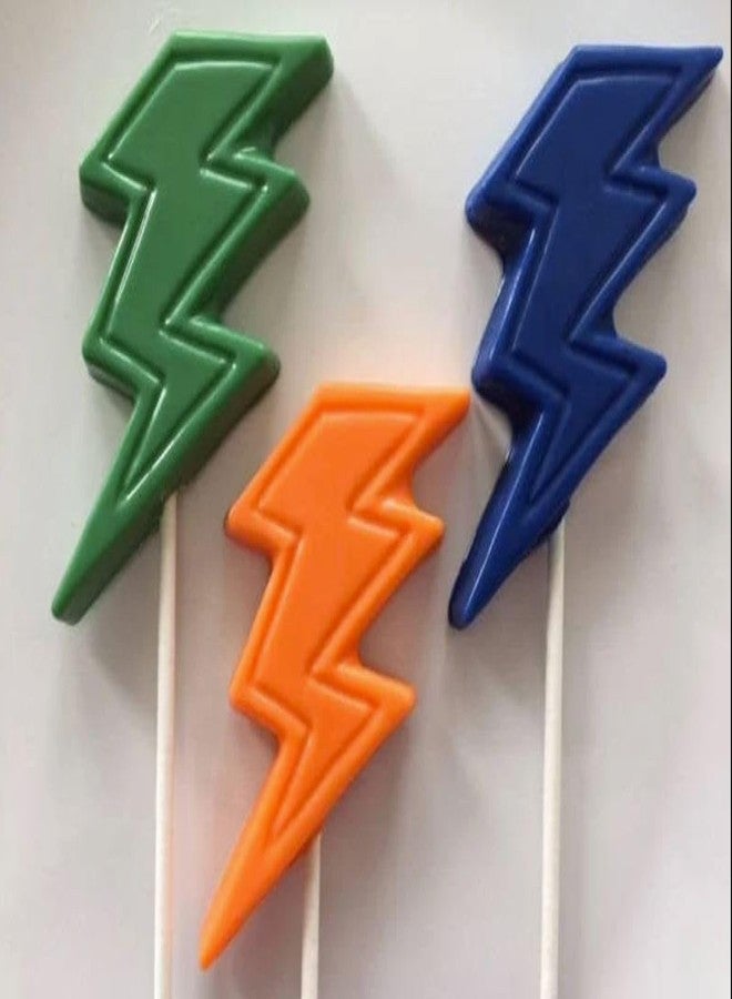 كاندي مولدز آند مور قالب حلوى شوكولاتة على شكل مصاصة برق من كاندي مولدز إن مور، رقم 3396 - Image 2