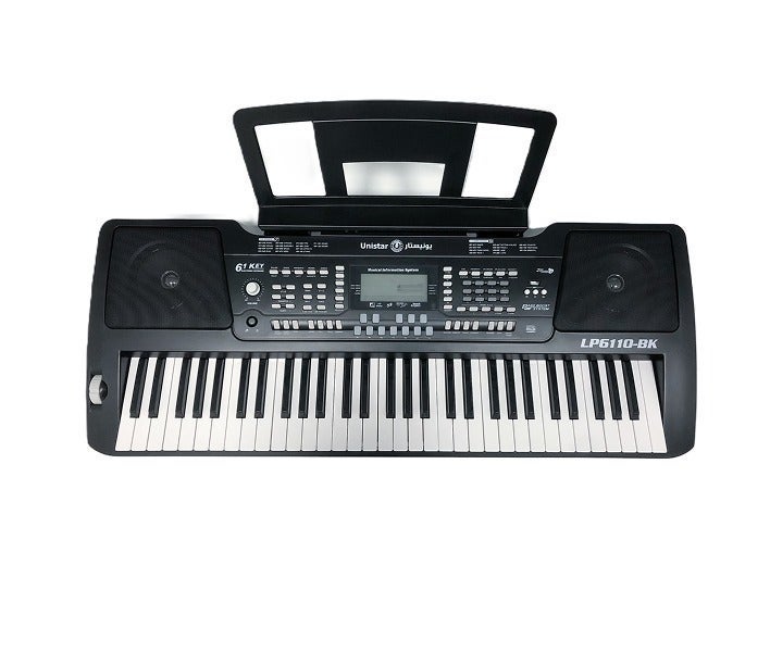 يونيستار UNISTAR LP6110-BK أورينتال كيبورد محمول – أسود - Image 1