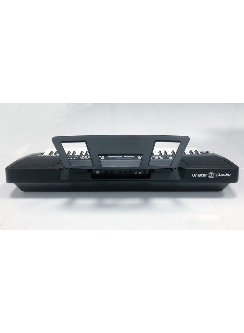 يونيستار UNISTAR LP6110-BK أورينتال كيبورد محمول – أسود - Image 2