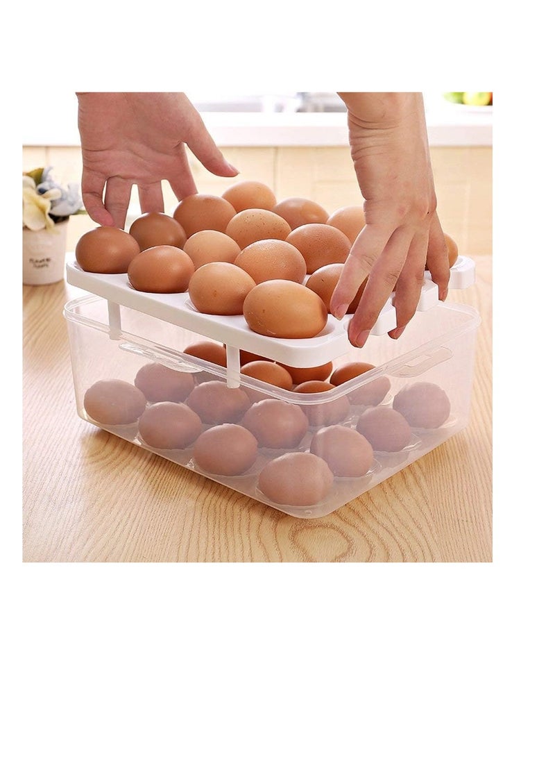 ماركة غير محددة علبة بيض 24 قطعة دورين – حماية مثالية وتنظيم رائع OM (اخضر)  - Image 1