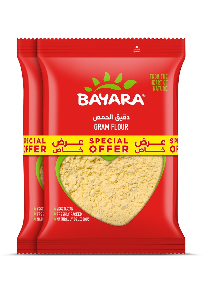 Bayara Gram Flour 2 x 1kg - Image 1