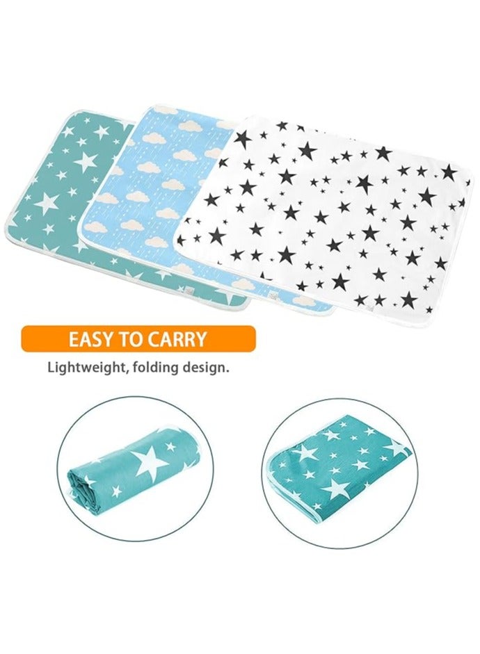 Moro Moro Baby Waterproof Changing Pad, 50x70 cm, Soft Cotton Surface - Image 3