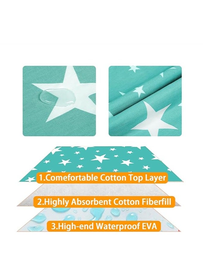 Moro Moro Baby Waterproof Changing Pad, 50x70 cm, Soft Cotton Surface - Image 4