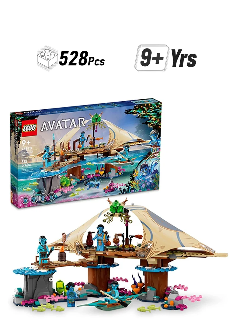 ليغو Avatar Metkayina Reef Home 75578 Building Toy Set (528 Pieces)