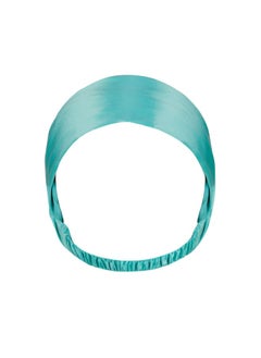 BRIGHTLY LABS Silver Grey Silk Headband - One Size Fits All, 22 Momme Pure Mulberry Silk Fashion Headband for Women. Lightweight, Versatile, Non-Slip; Perfect for Sports, Yoga, and Everyday Wear.  - Image 1