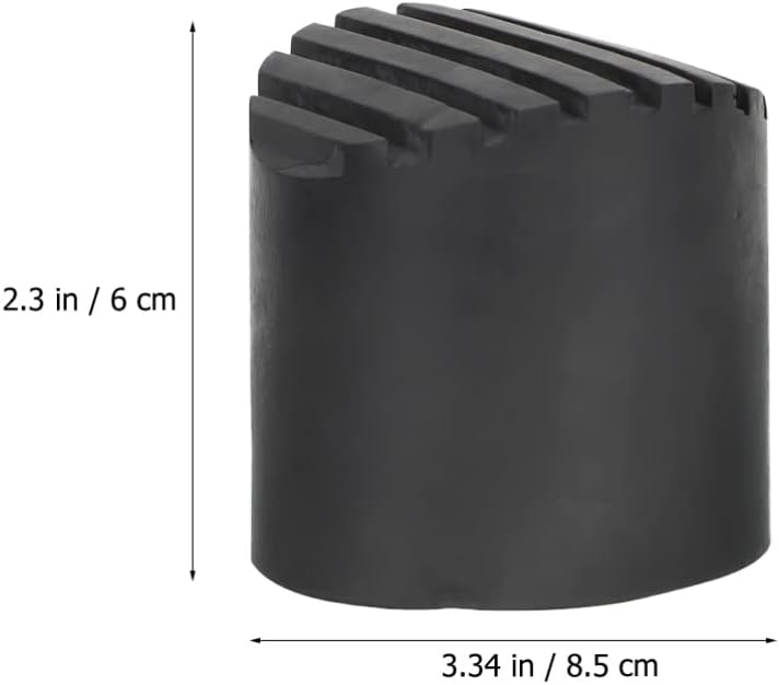 4pcs Black Rubber Ladder Foot Covers Replacement Leg Protector Pads Accessories - Image 5