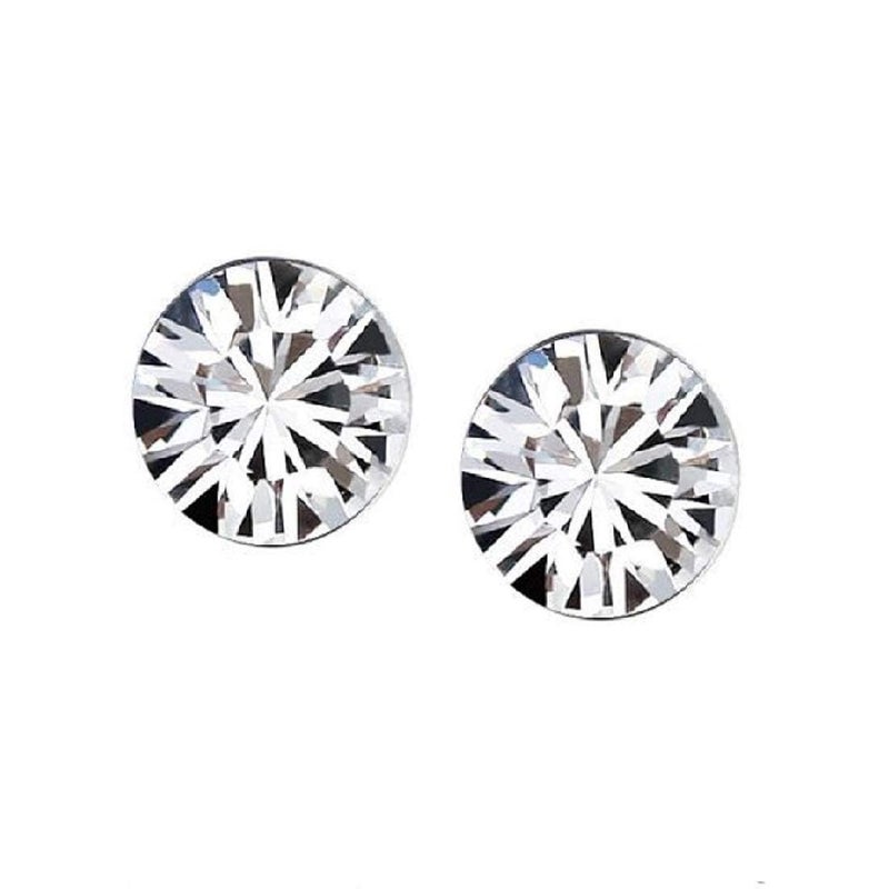 ASSU Earrings for men non piercing Jewellery Pair of Silver Stainless Steel Small Magnetic Non-Piercing Stud Earrings For Men & Boys pack of 2 - Image 4