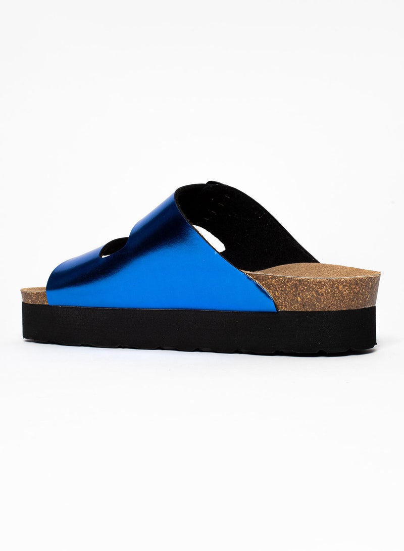 BAYTON Japet Royal Bleu Platform Sandals - Image 4