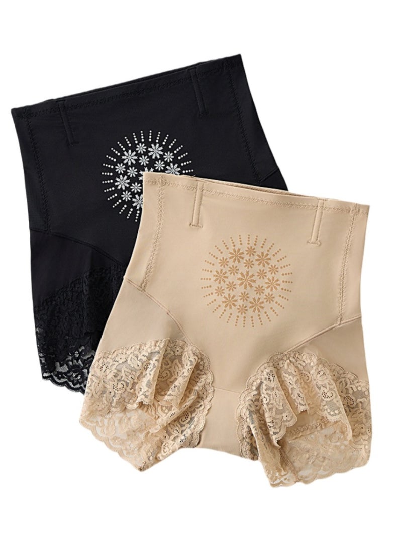 KUYING High Waisted Anti Glare Postpartum Waist Cinching And Hip Lifting Safety Pants For Body Shaping Set Of 2  - Image 1
