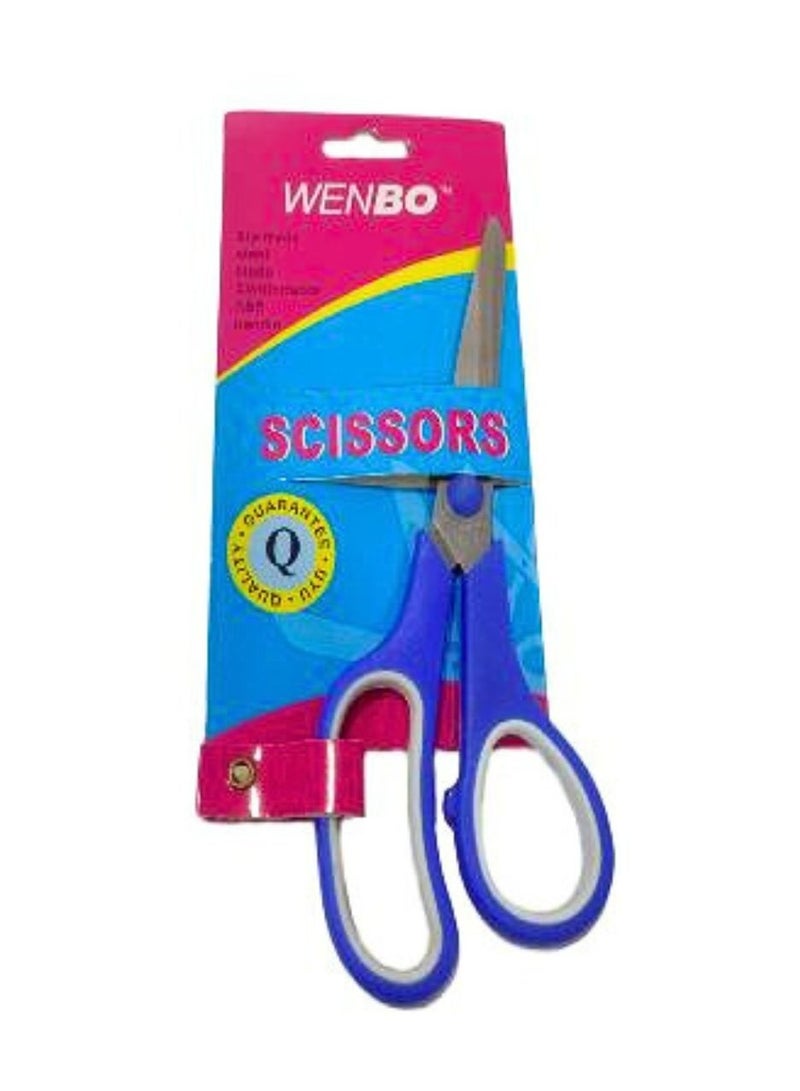 WENBO Scissors Stainless Steel Blade Comfortable ABS Handle - Image 1