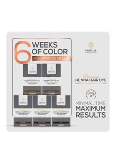 PARALLEL PRODUCTS Spot Color Henna Kit Henna Hair Dye 5 Grams Tint For Professional Spot Coloring With Nourishing Oil Mixing Dish And Application Brush Root Touch Up (Deep Dark Brown)  - Image 5