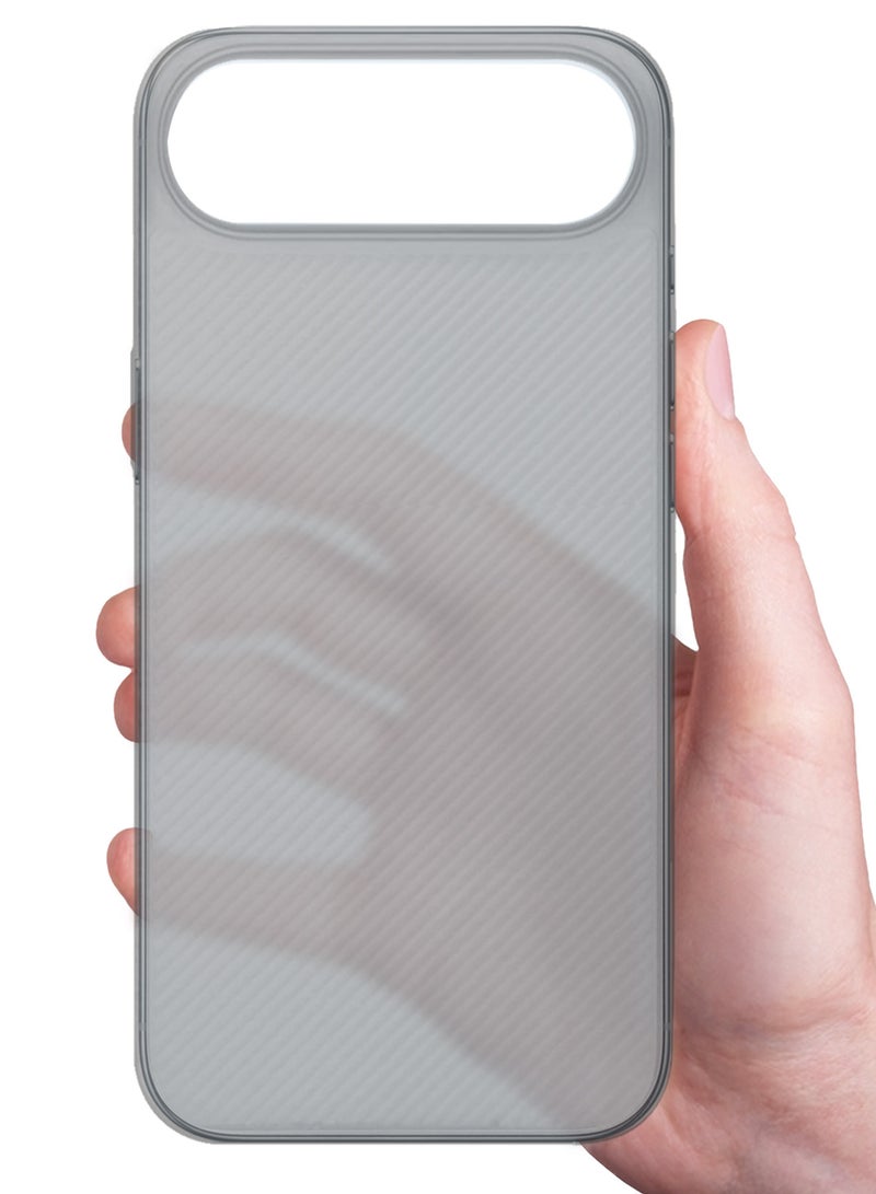 CATANES Case Cover for iPhone 17 Air - Sturdy Durable Ultra-Thin Case - Air Skin Line Design Transparent Back Cover -  Drop Protection Cover  - Black - Image 3
