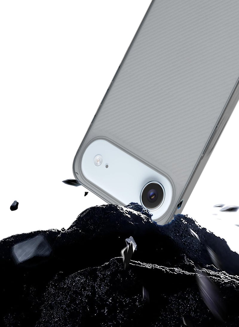CATANES Case Cover for iPhone 17 Air - Sturdy Durable Ultra-Thin Case - Air Skin Line Design Transparent Back Cover -  Drop Protection Cover  - Black - Image 2