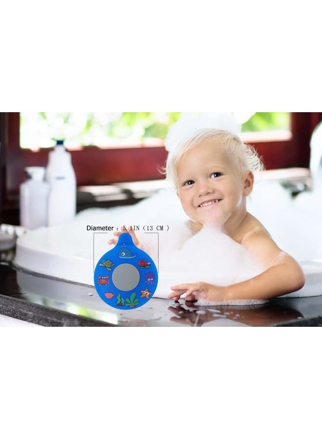 WSZCML Bathtub Drain Stopper, Silicone Tub Stopper Plug, Universal Bath Drain Cover, Kids Tots Babies Gift (Blue Turtle) - Image 2