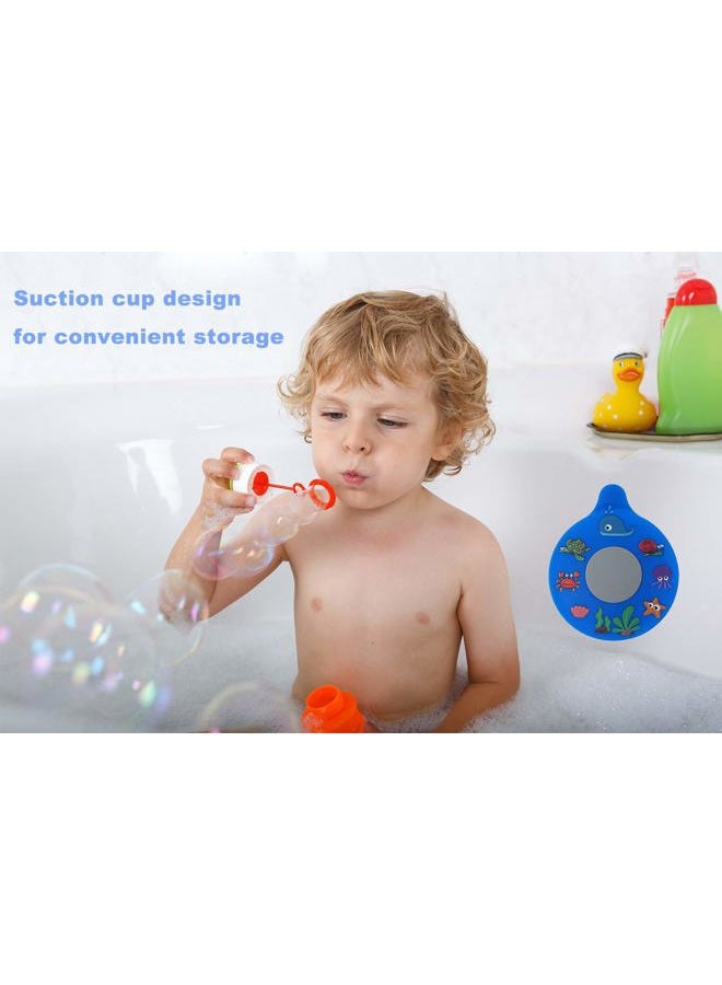 WSZCML Bathtub Drain Stopper, Silicone Tub Stopper Plug, Universal Bath Drain Cover, Kids Tots Babies Gift (Blue Turtle) - Image 3