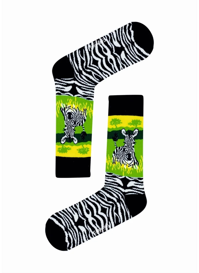 كارنافال سوكس Zebra Pattern Colorful Socks