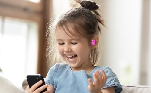 eKids Barbie Wireless Earbuds for Kids, Bluetooth Earbuds with Charging Case - Image 3
