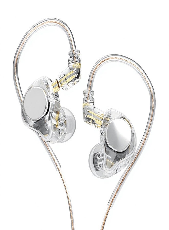 KZ EDX Pro in-Ear Stage Monitor Headphone Dual Magnetic Dynamic Unit Earphone Shock Bass Earbuds with 0.75mm Detachable Cable Comfortable Wired Headset(No Mic) - Image 1