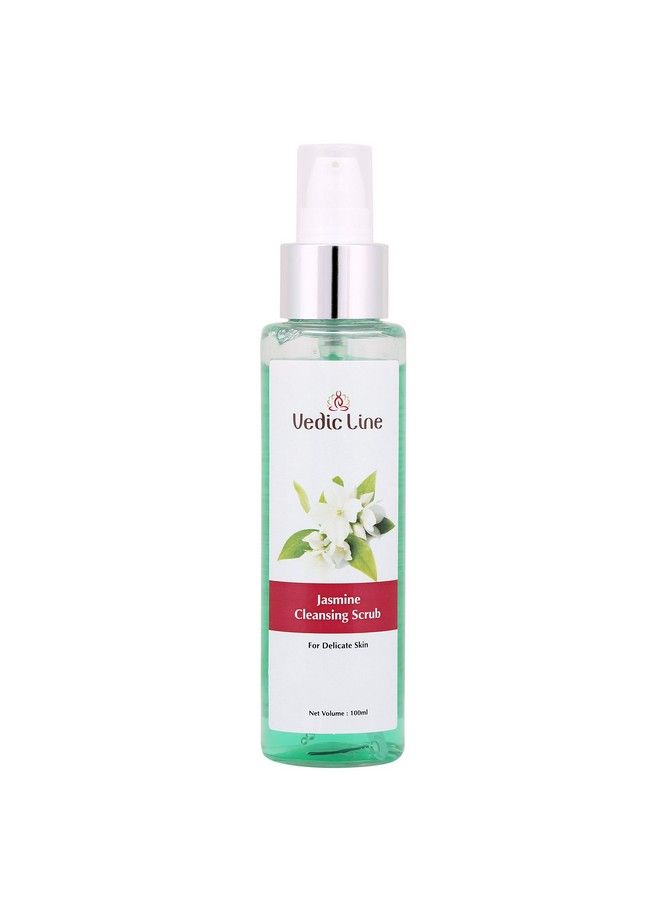 Vedicline Jasmine Cleansing Scrub Eliminate Dead Skin Cells & Unclogged Pores With Aloe Vera & Shea Butter For Smooth Skin 100Ml - Image 1