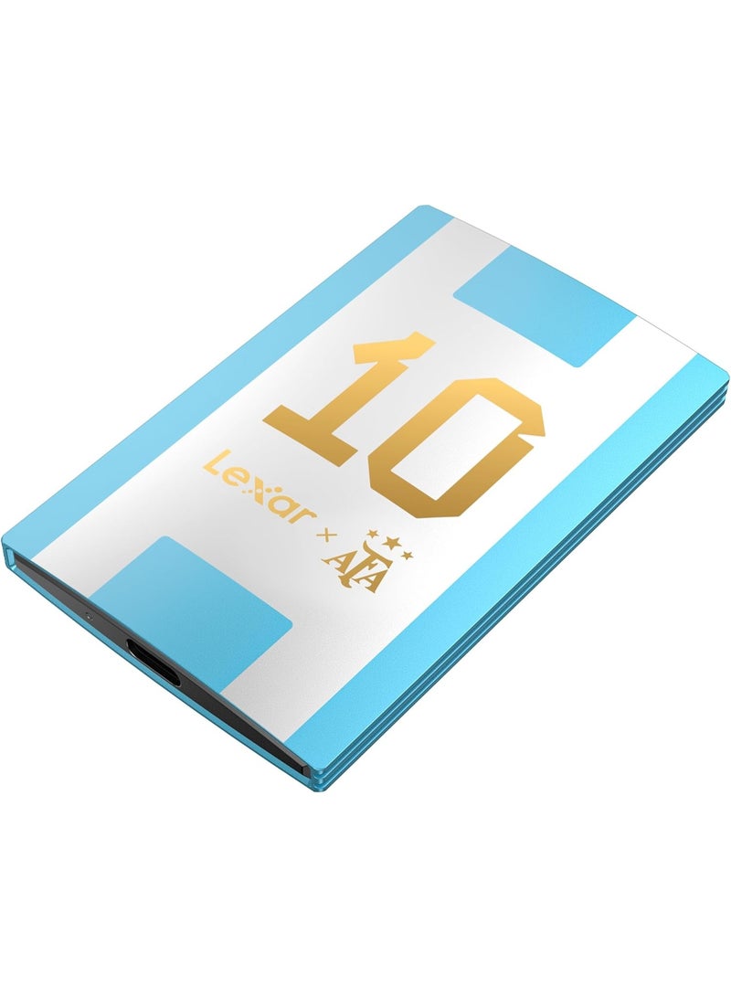 Lexar SL500 Portable SSD Elite Legends Series 1TB – Up To 2000MB/s Read, 1800MB/s Write, USB 3.2 Gen 2x2, Slim Aluminum Design, Apple ProRes Support, For Content Creators & Gamers 1 TB - Image 1