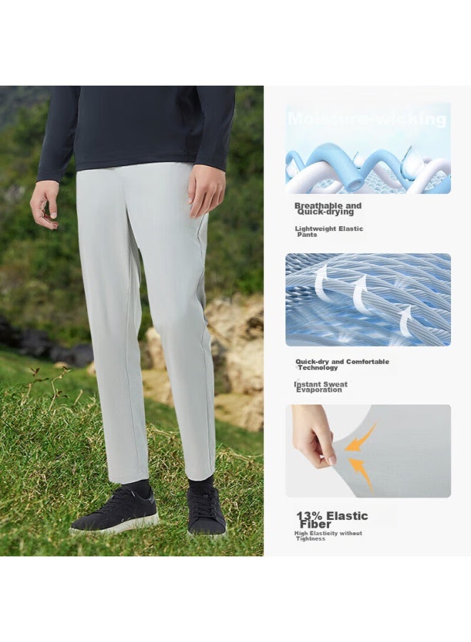 Scaler Quick-dry Pants For Men And Women, Moisture-wicking, Sweat-absorbing, Elastic, Wrinkle-resistant, Hiking, Casual Trousers F3515583 - Image 1