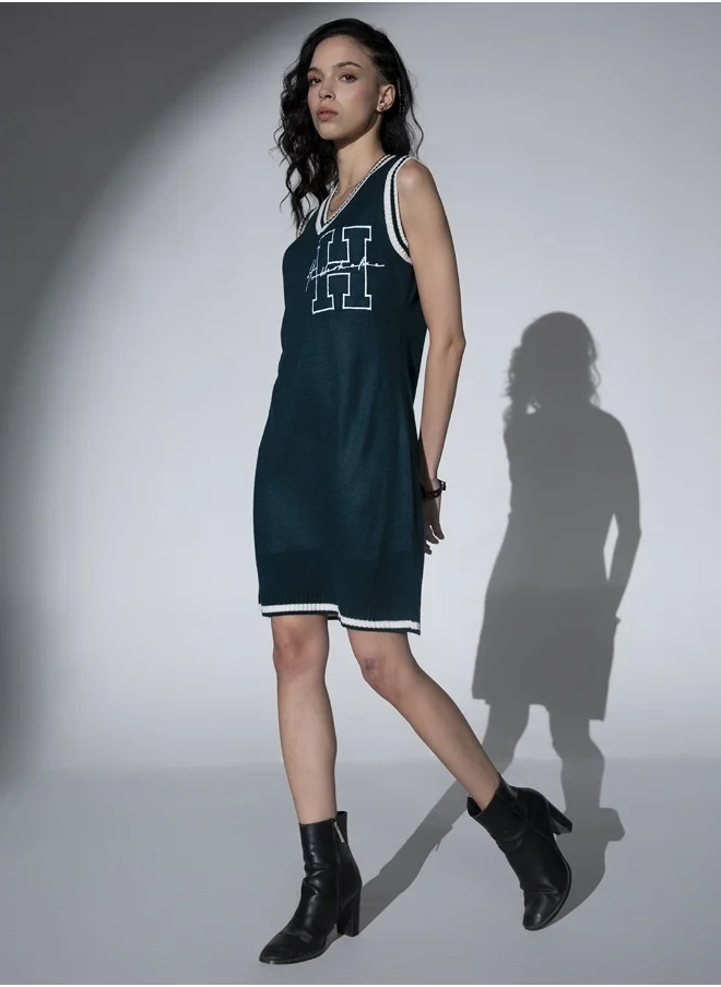 هوبرهولمي Forest Green Dresses For Women