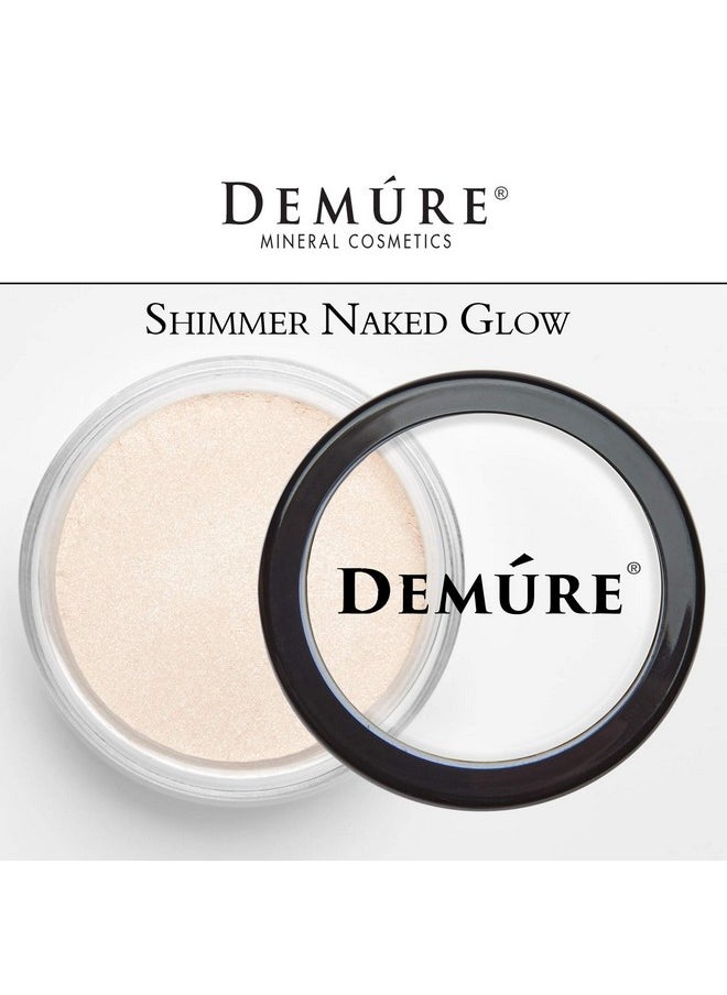 Demure - Demure Mineral Make Up (Naked Glow) Eye Shadow Shimmer Eyeshadow Loose Powder Glitter Eyeshadow Eye Makeup Professional Makeup - Image 1