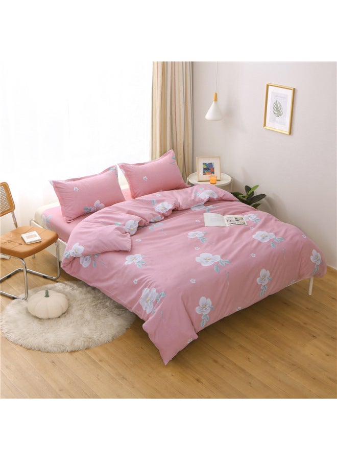 غطاء لحاف قطعة واحدة 150 × 200 غطاء لحاف فردي لسكن الطلاب 200 × 230 سم لحاف مزدوج من القطن المقلد لأربعة مواسم بالجملة - اللون: عرض جديد - المواصفات: مجموعة من قطعتين 2.2 متر [غطاء لحاف 180 * 220] - Image 1