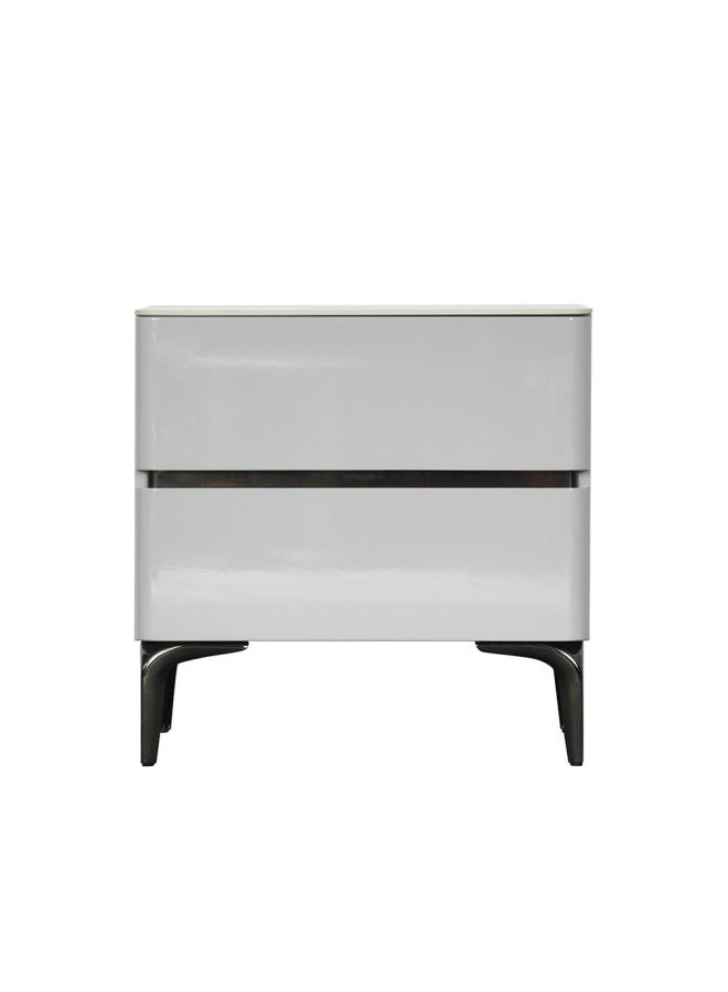 DANUBE HOME Santelmo Night Stand - HG Light Grey - Image 5