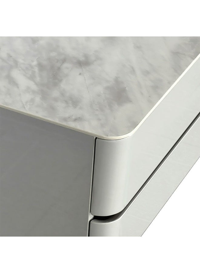 DANUBE HOME Santelmo Night Stand - HG Light Grey - Image 4