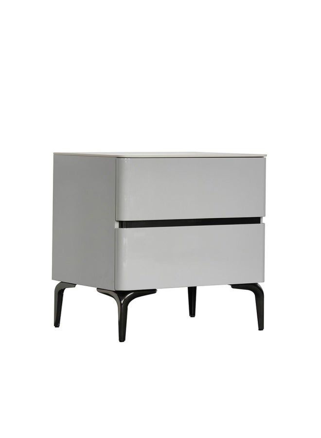 DANUBE HOME Santelmo Night Stand - HG Light Grey - Image 1