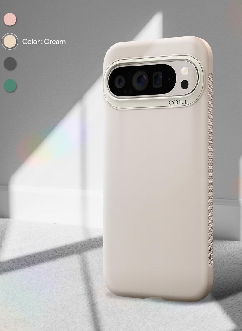 CYRILL Ultra Color Google Pixel 9 Pro XL Case Cover [Shock-Absorbent] - Cream - Image 2