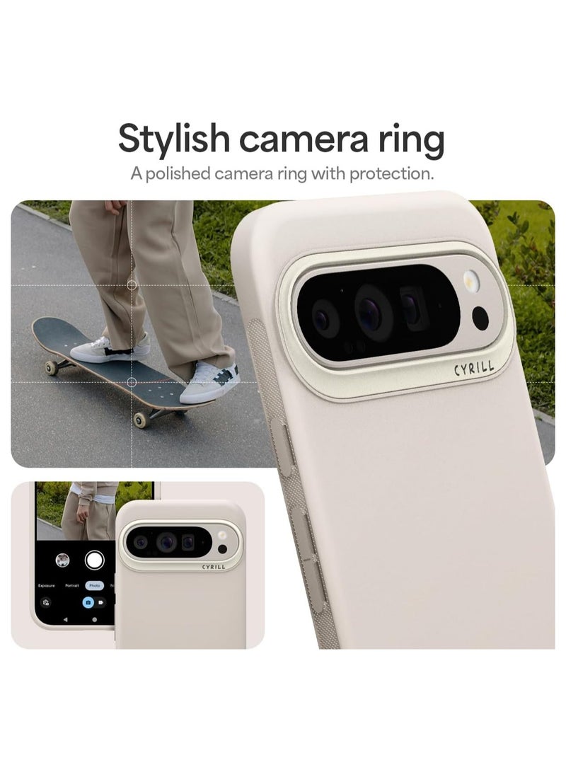 CYRILL Ultra Color Google Pixel 9 Pro XL Case Cover [Shock-Absorbent] - Cream - Image 4