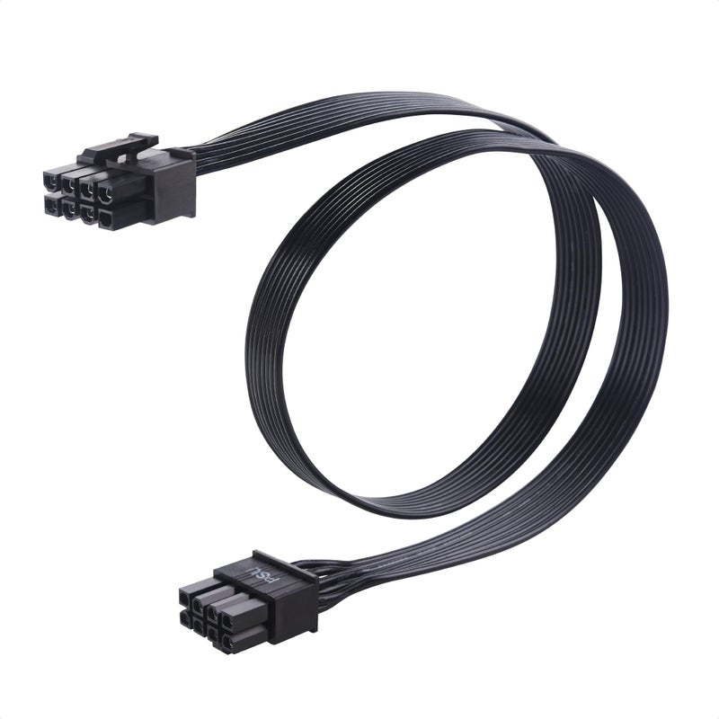 Cable Matters 8 Pin GPU Power Cable - 2ft, 8Pin PSU(EPS/ATX) Male to 6+2Pin PCIe/GPU Male Cable, Graphics Card Power Cord, Compatible with Corsair Type 3 and Type 4, Not for EVGA PSU - Image 1