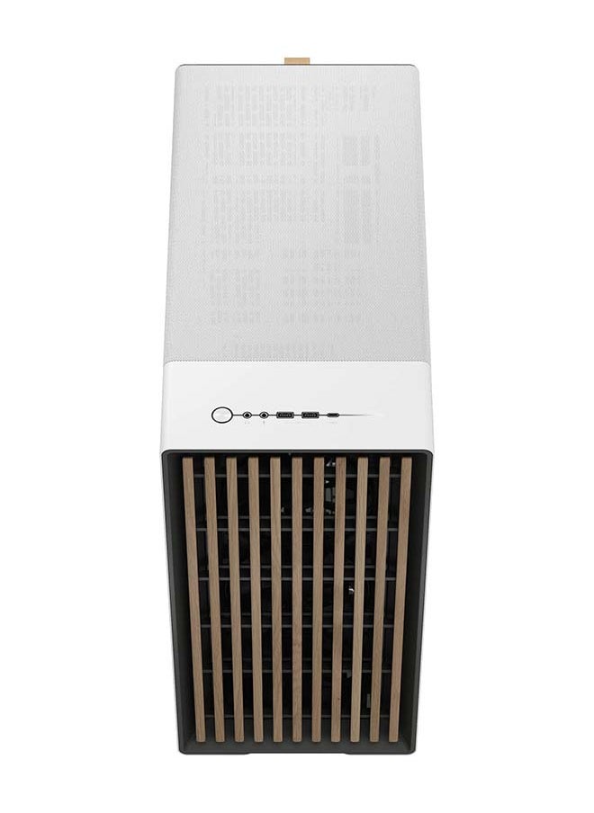 Fractal Design - Fractal North XL E-ATX Mid Tower Computer Case, Tempered Glass Side Panel, 3x Aspect 140mm PWM Included, Up to 420mm Radiator 7x Fans Support, Dust Filters, Type-C, 2x USB 3.0, White | FD-C-NOR1X-04 - Image 1