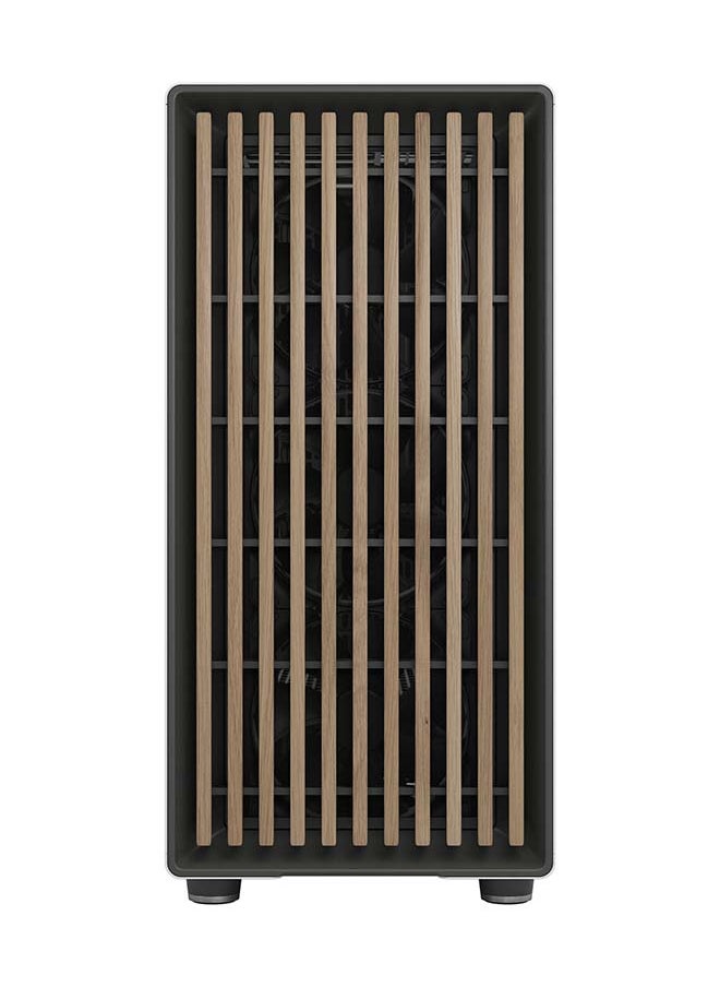 Fractal Design - Fractal North XL E-ATX Mid Tower Computer Case, Tempered Glass Side Panel, 3x Aspect 140mm PWM Included, Up to 420mm Radiator 7x Fans Support, Dust Filters, Type-C, 2x USB 3.0, White | FD-C-NOR1X-04 - Image 1